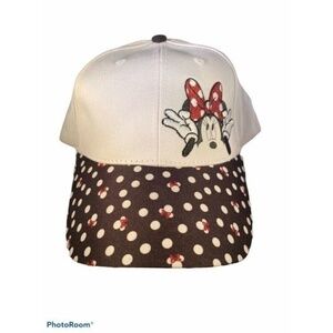Disney Minie Mouse White Baseball Cap